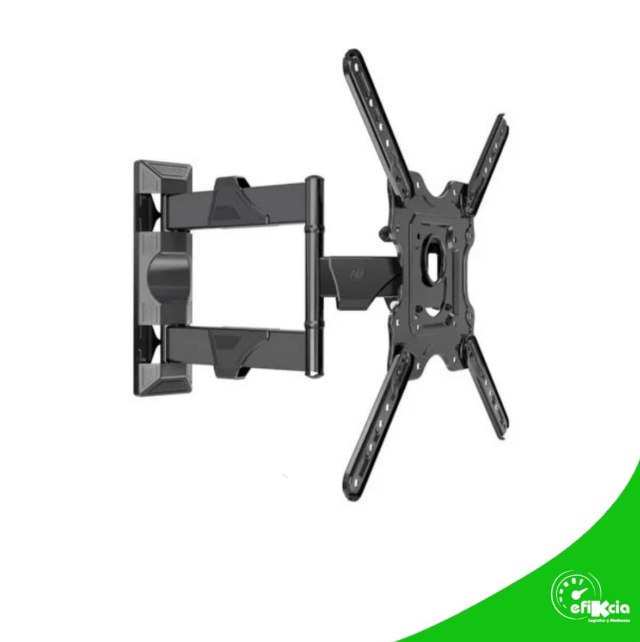 Soporte flexible giratorio para televisor instalado en pared - Efikcia